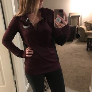 Victoria secret half zip jacket